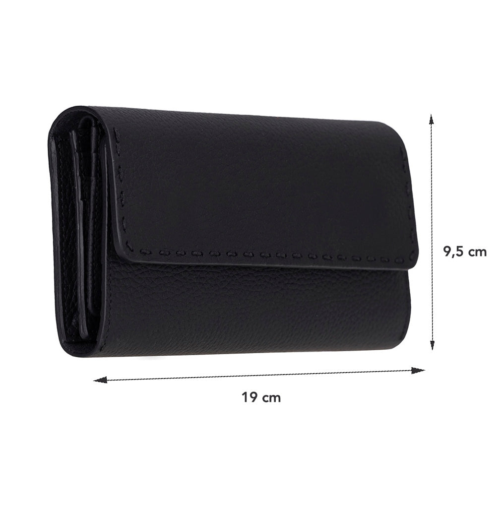 Nome Leather Wallet – 16 Card Slots & Phone Holder